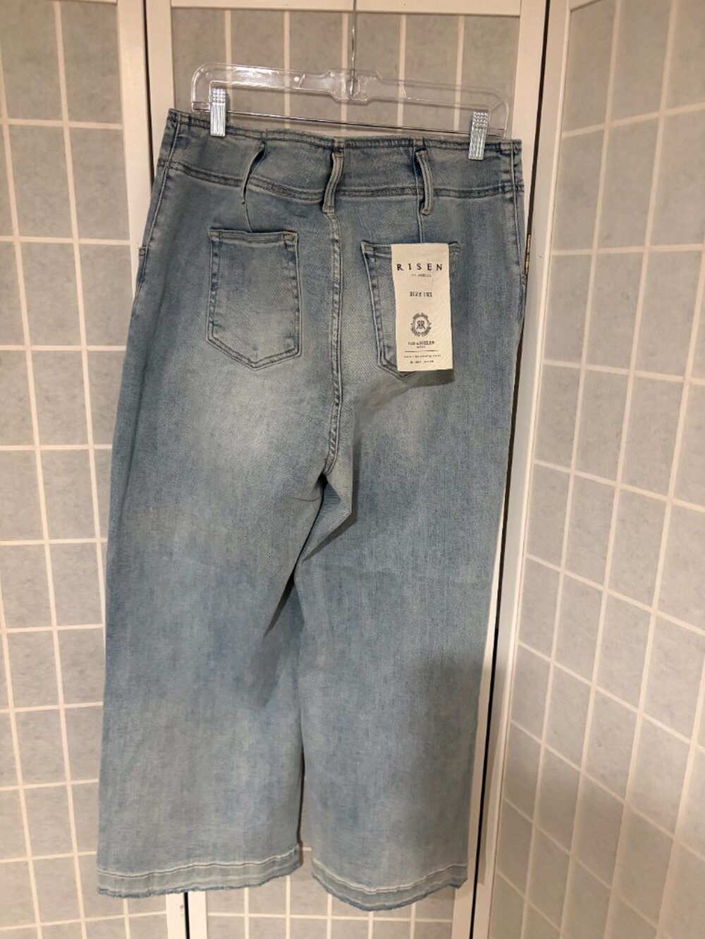 RISEN High Rise Wide Leg Jeans - Size 1XL (NWT) - Picture 3 of 4